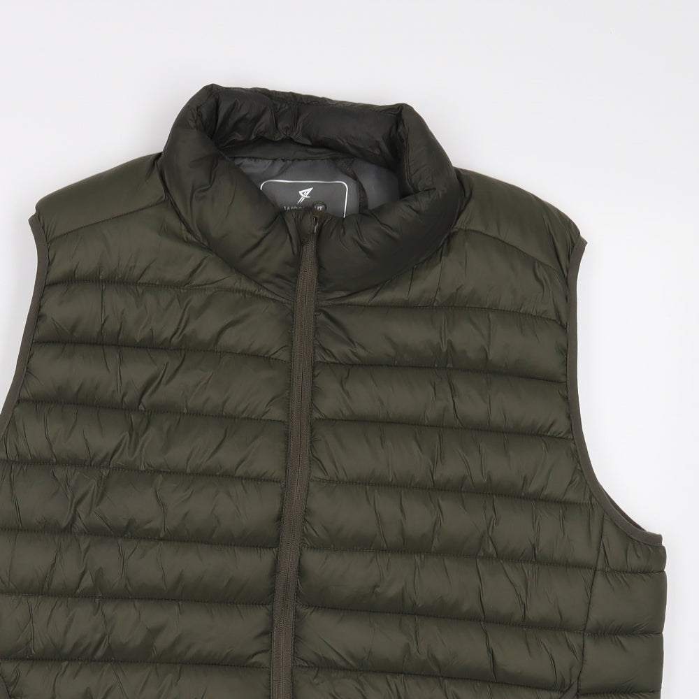 Primark Mens Green   Gilet Poncho Size 2XL