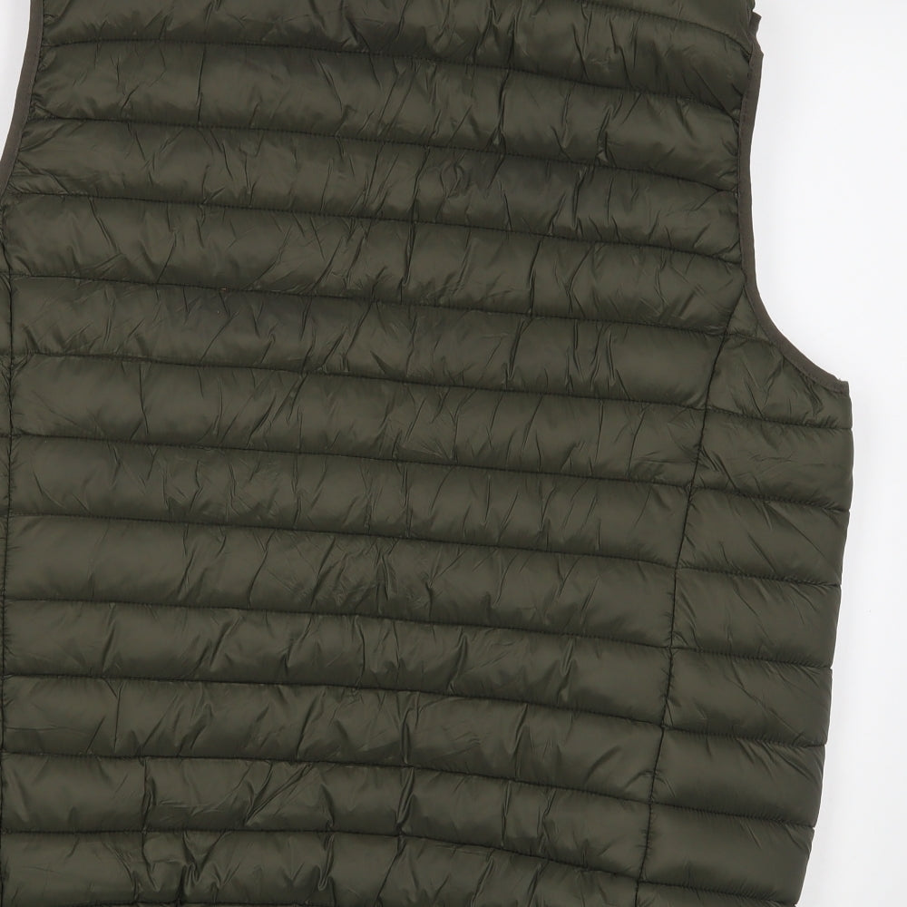 Primark Mens Green   Gilet Poncho Size 2XL
