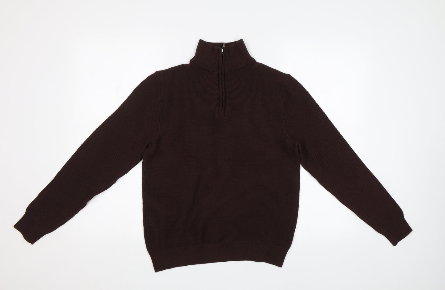 TU Mens Brown   Pullover Jumper Size S
