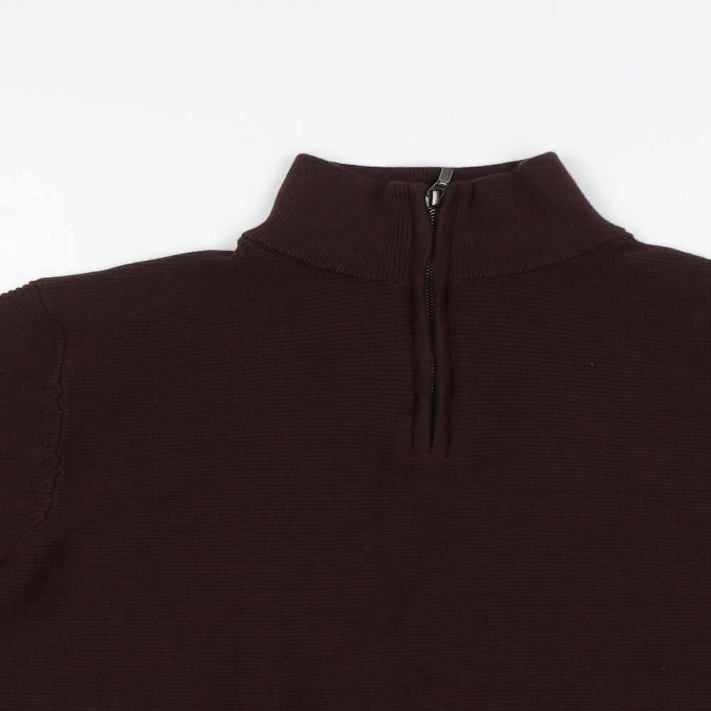 TU Mens Brown   Pullover Jumper Size S