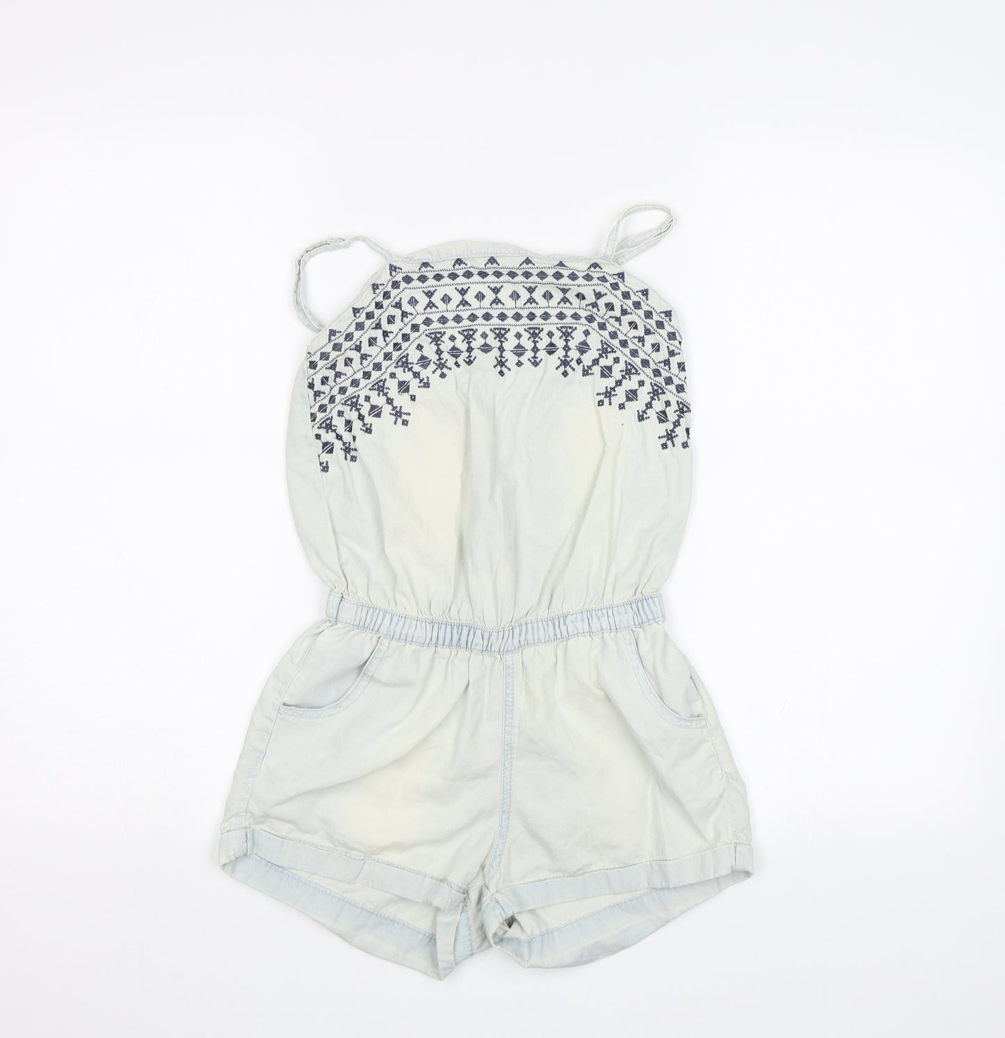New Look Girls Blue   Playsuit One-Piece Size 10 Years