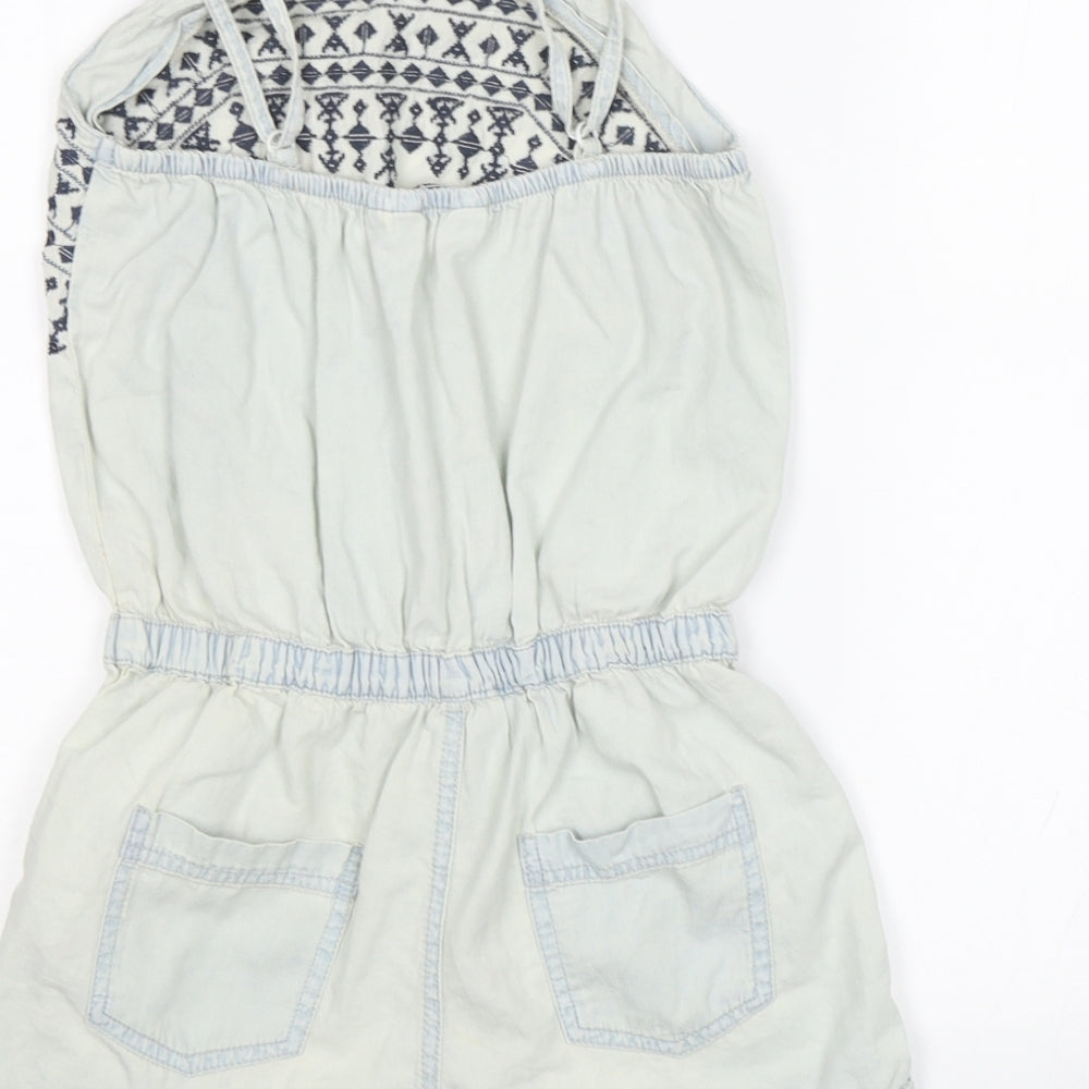 New Look Girls Blue   Playsuit One-Piece Size 10 Years