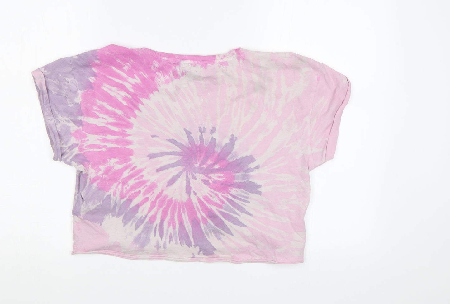 New Look Girls Pink Geometric  Cropped T-Shirt Size 14 Years  - Harry Potter