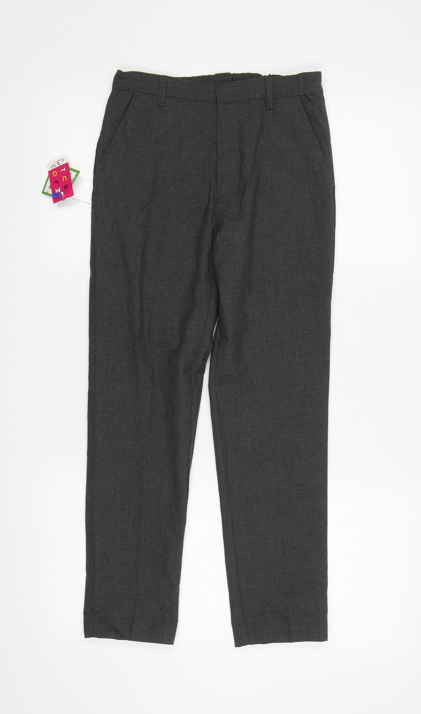 Nutmeg Girls Grey   Dress Pants Trousers Size 9 Years