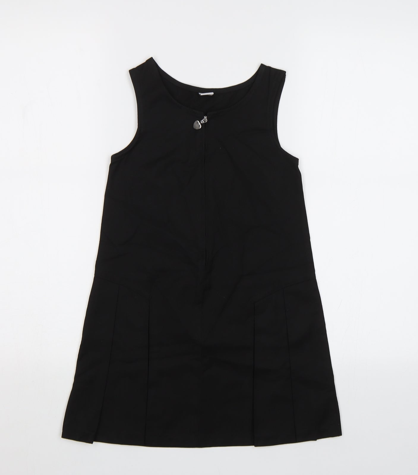 TU Girls Black   Pinafore/Dungaree Dress  Size 6 Years