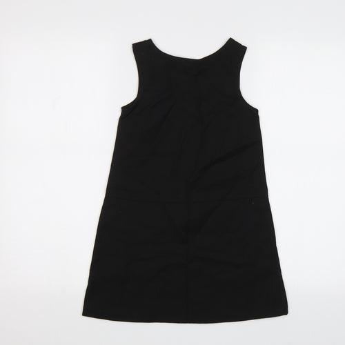 TU Girls Black   Pinafore/Dungaree Dress  Size 6 Years