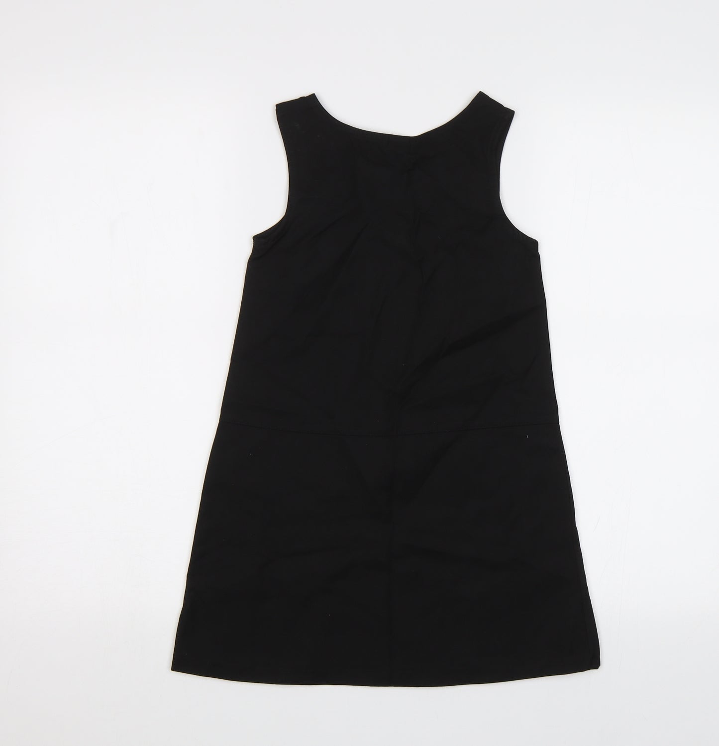TU Girls Black   Pinafore/Dungaree Dress  Size 6 Years