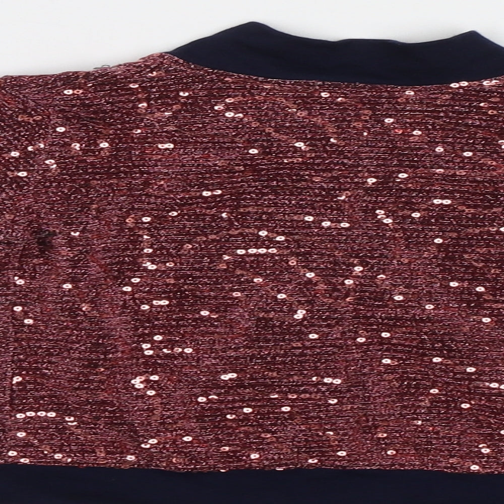 Preworn Girls Pink   Jacket  Size 2-3 Years  - Sequin