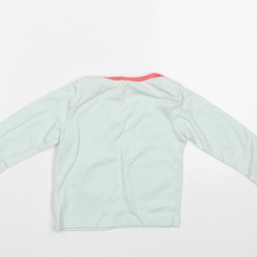 Nutmeg Girls Green   Basic Polo Size 2 Years  - Penguins