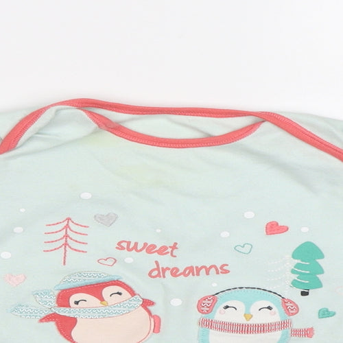 Nutmeg Girls Green   Basic Polo Size 2 Years  - Penguins