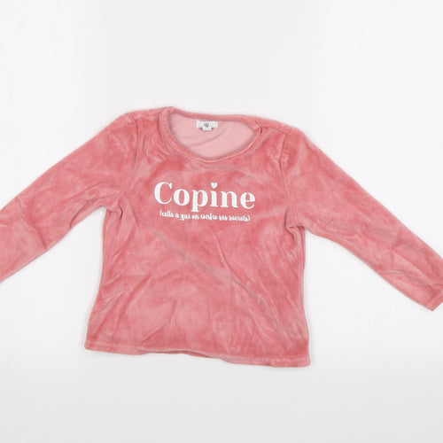 La Redoute Girls Pink   Pullover Sweatshirt Size 2-3 Years