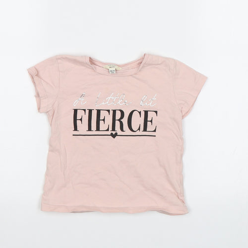 River Island Girls Pink   Basic T-Shirt Size 2 Years