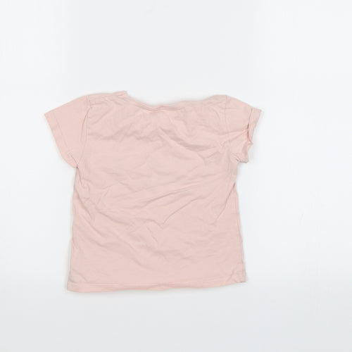 River Island Girls Pink   Basic T-Shirt Size 2 Years