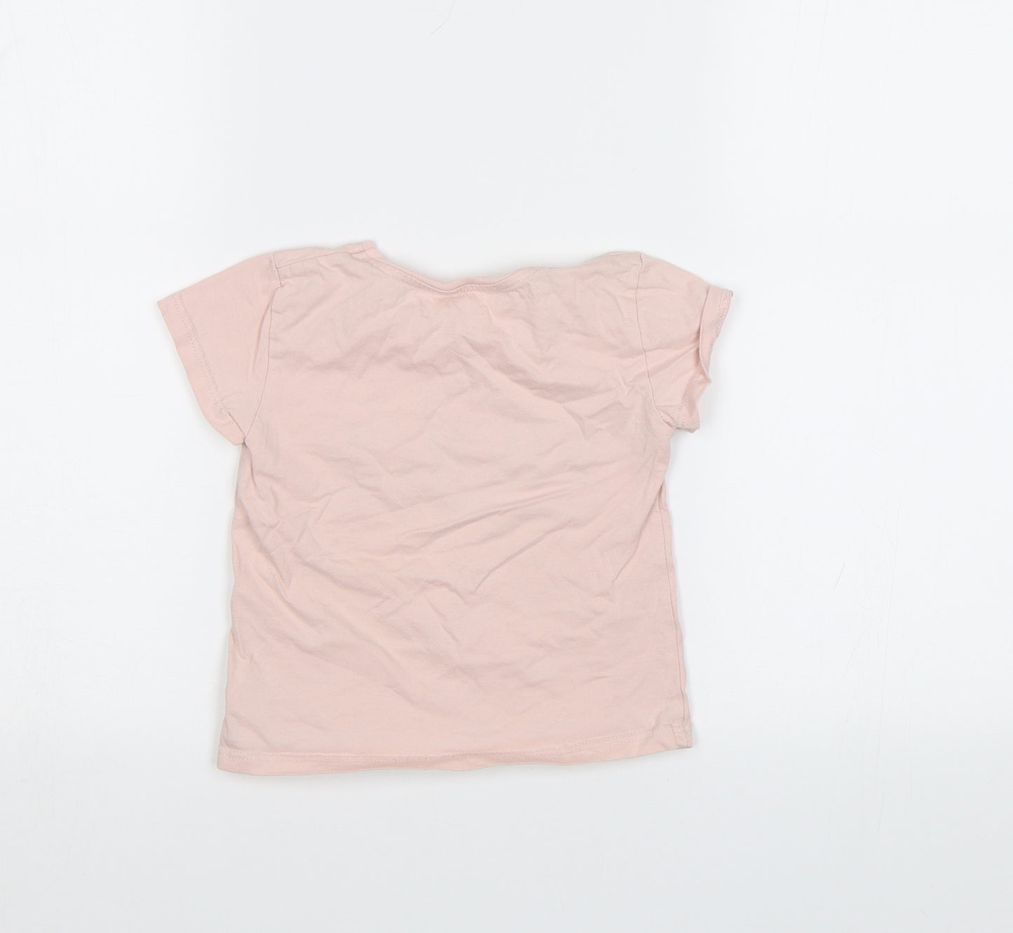 River Island Girls Pink   Basic T-Shirt Size 2 Years