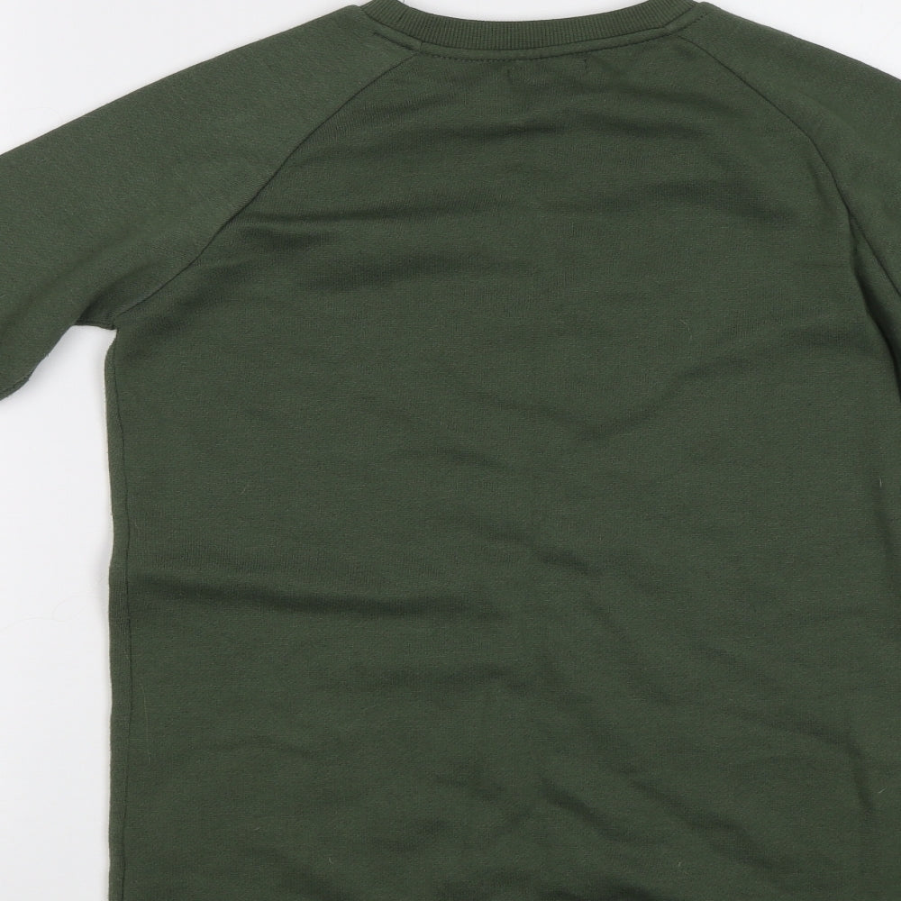 Primark Girls Green   Pullover Sweatshirt Size 10-11 Years