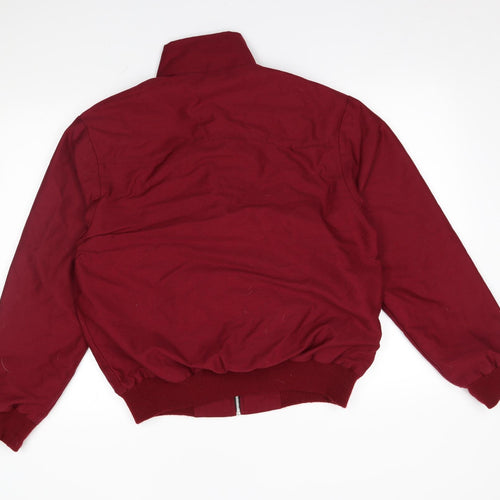 Made in england Mens Red   Bomber Jacket Jacket Size S
