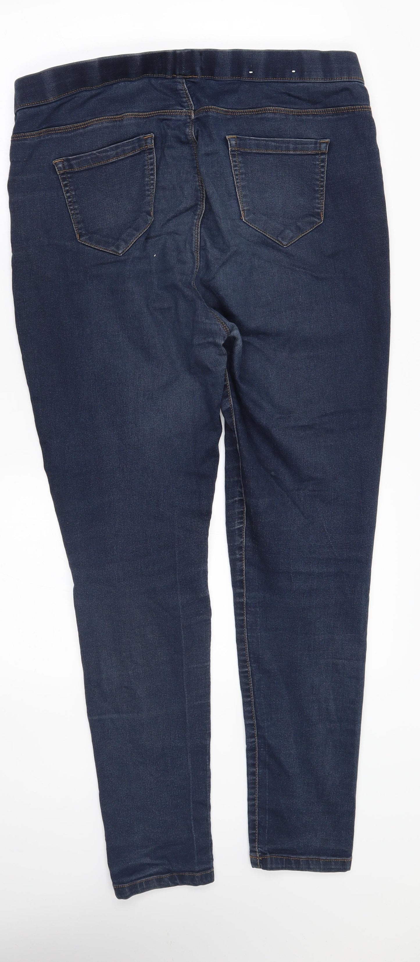 Peacocks Womens Blue   Jegging Jeans Size 18 L28 in