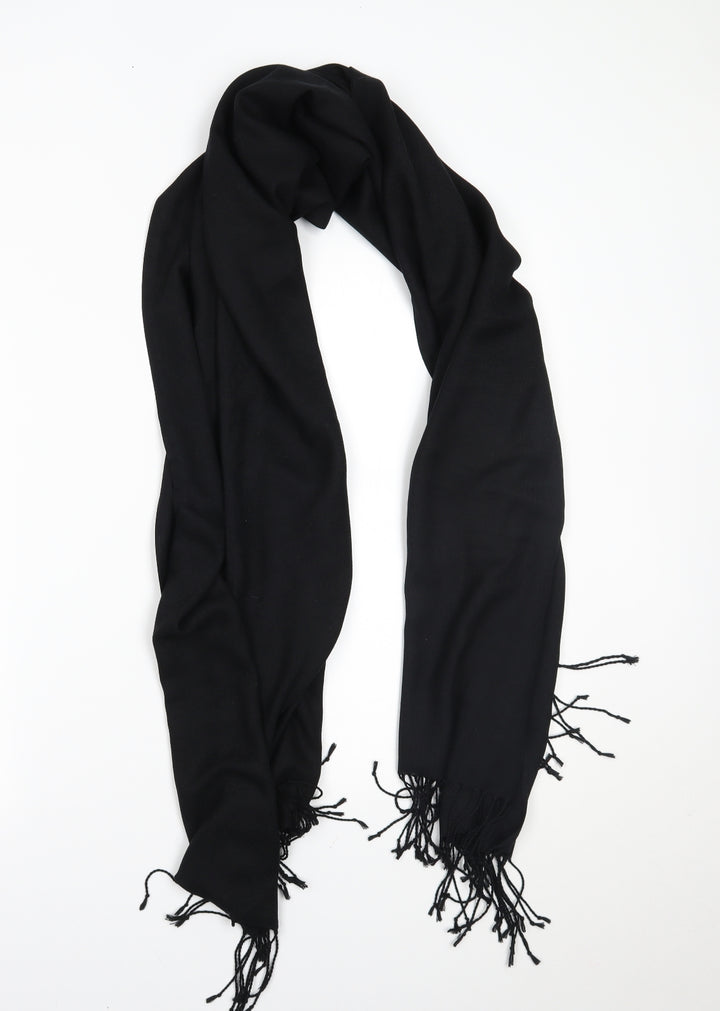 Preworn Womens Black    Scarf