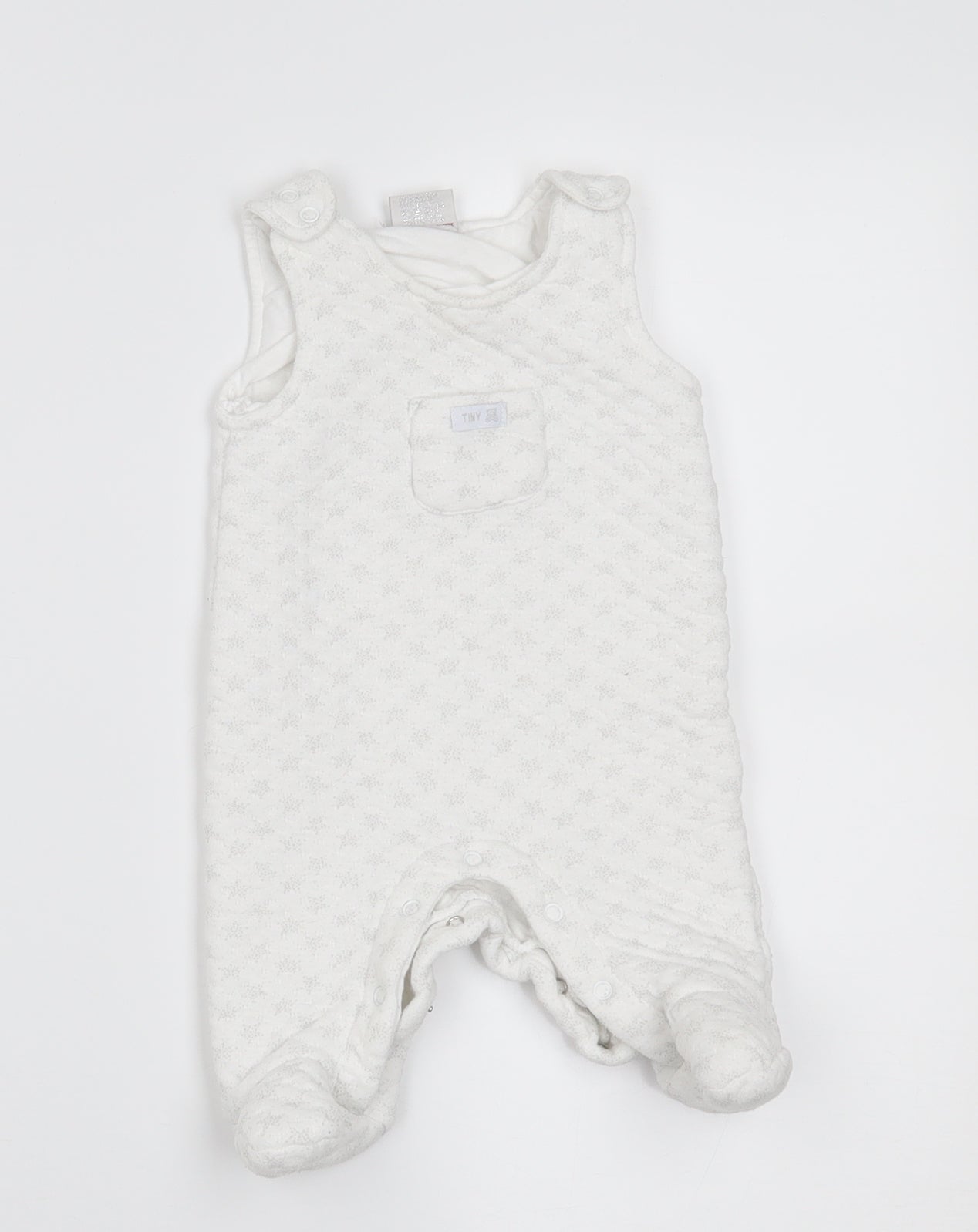 just too cute Baby White   Babygrow One-Piece Size 0-3 Months  -