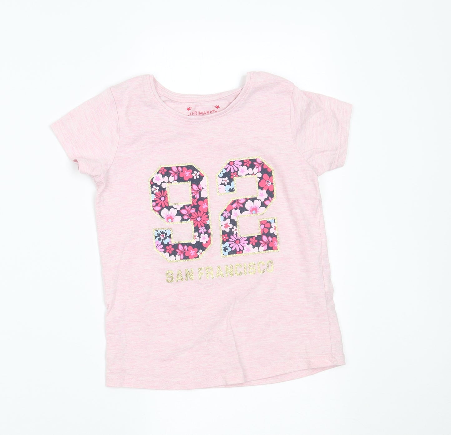 Primark Girls Pink    Pyjama Top Size 6-7 Years
