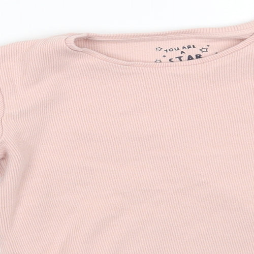 F&F Girls Pink   Pullover Jumper Size 5-6 Years