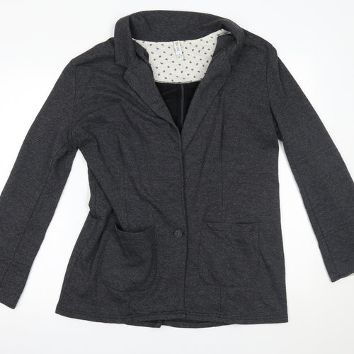 Denim co Womens Grey   Jacket Blazer Size 16  -