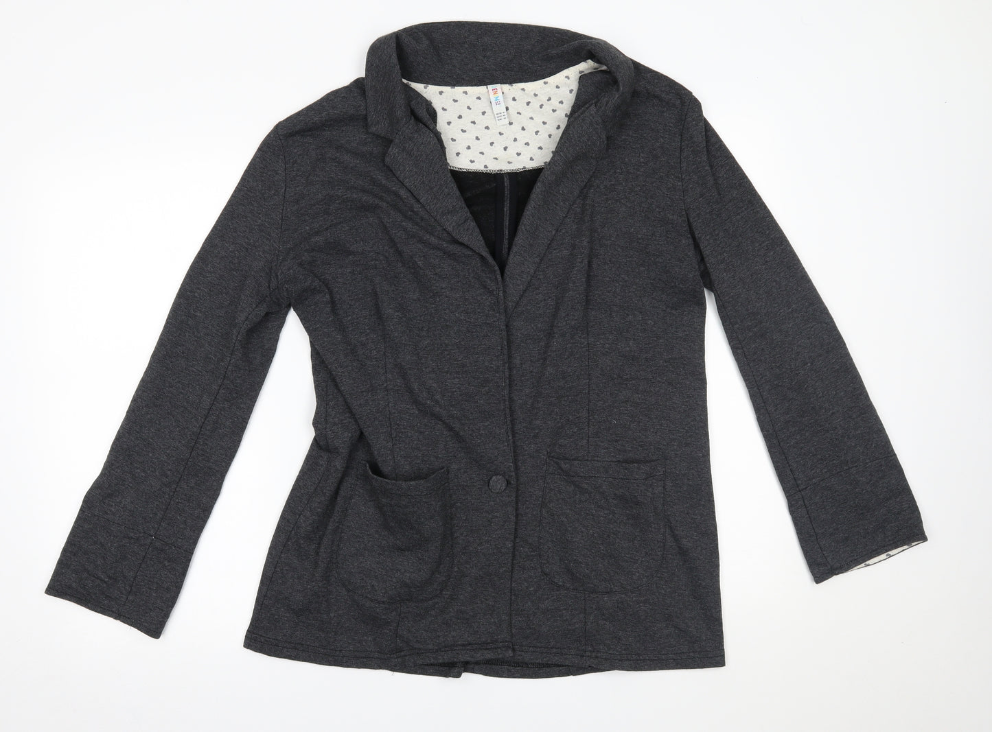 Denim co Womens Grey   Jacket Blazer Size 16  -