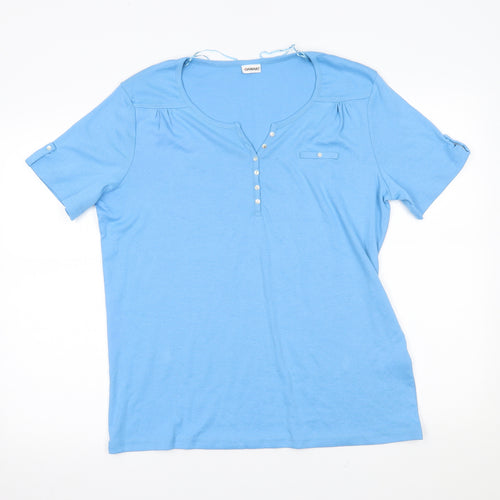 Damart Womens Blue   Basic Blouse Size L