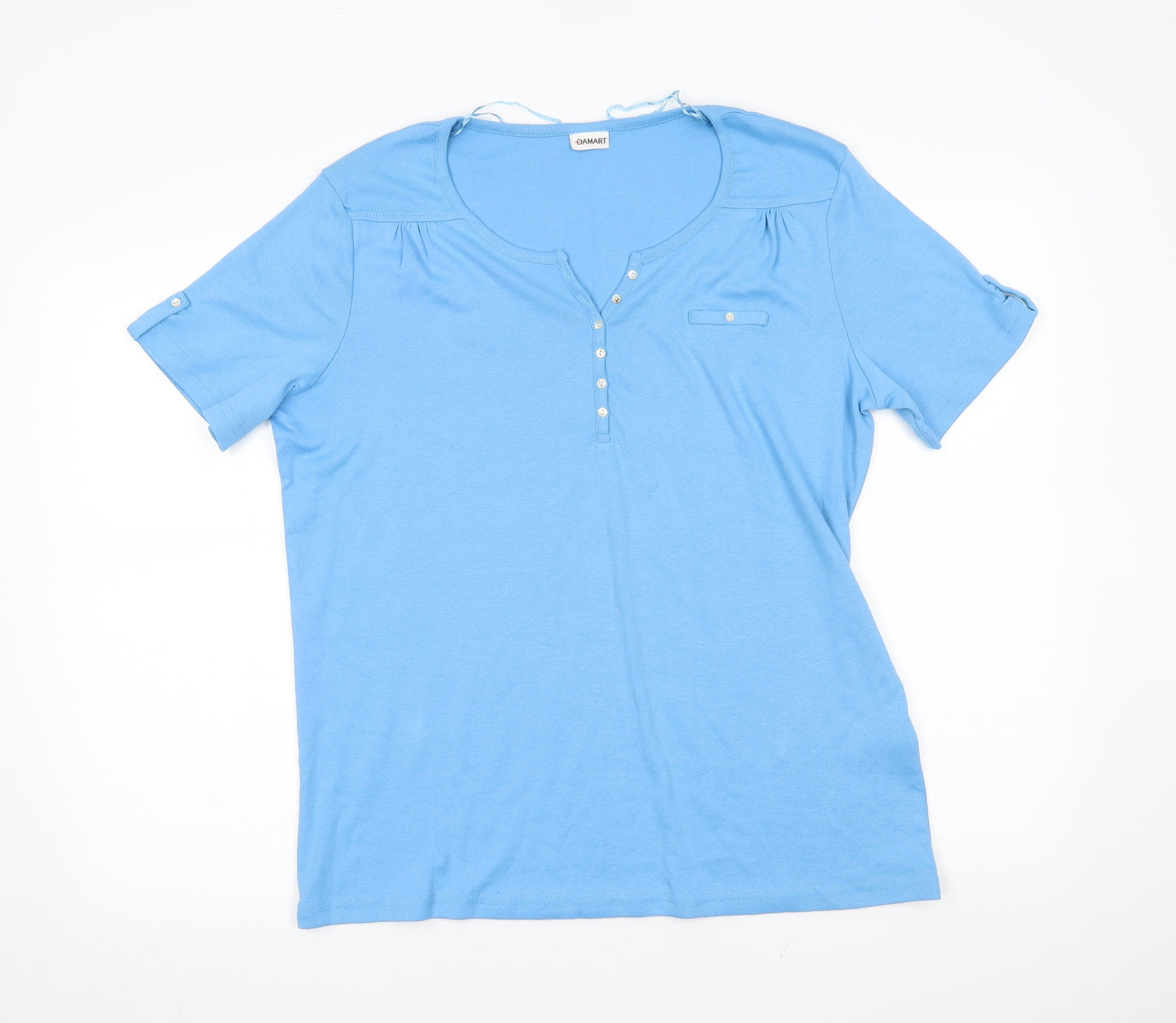 Damart Womens Blue   Basic Blouse Size L