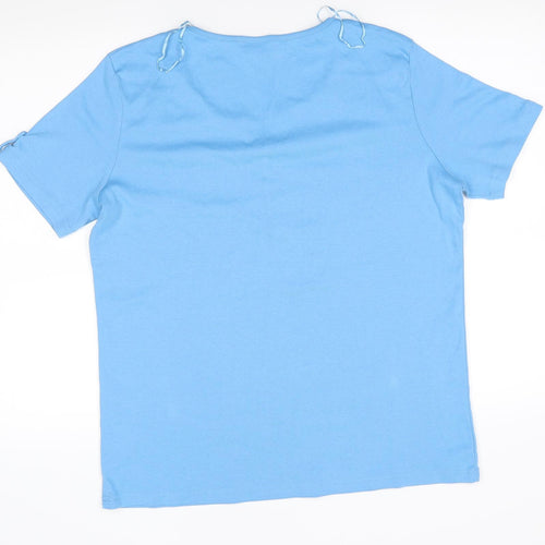 Damart Womens Blue   Basic Blouse Size L