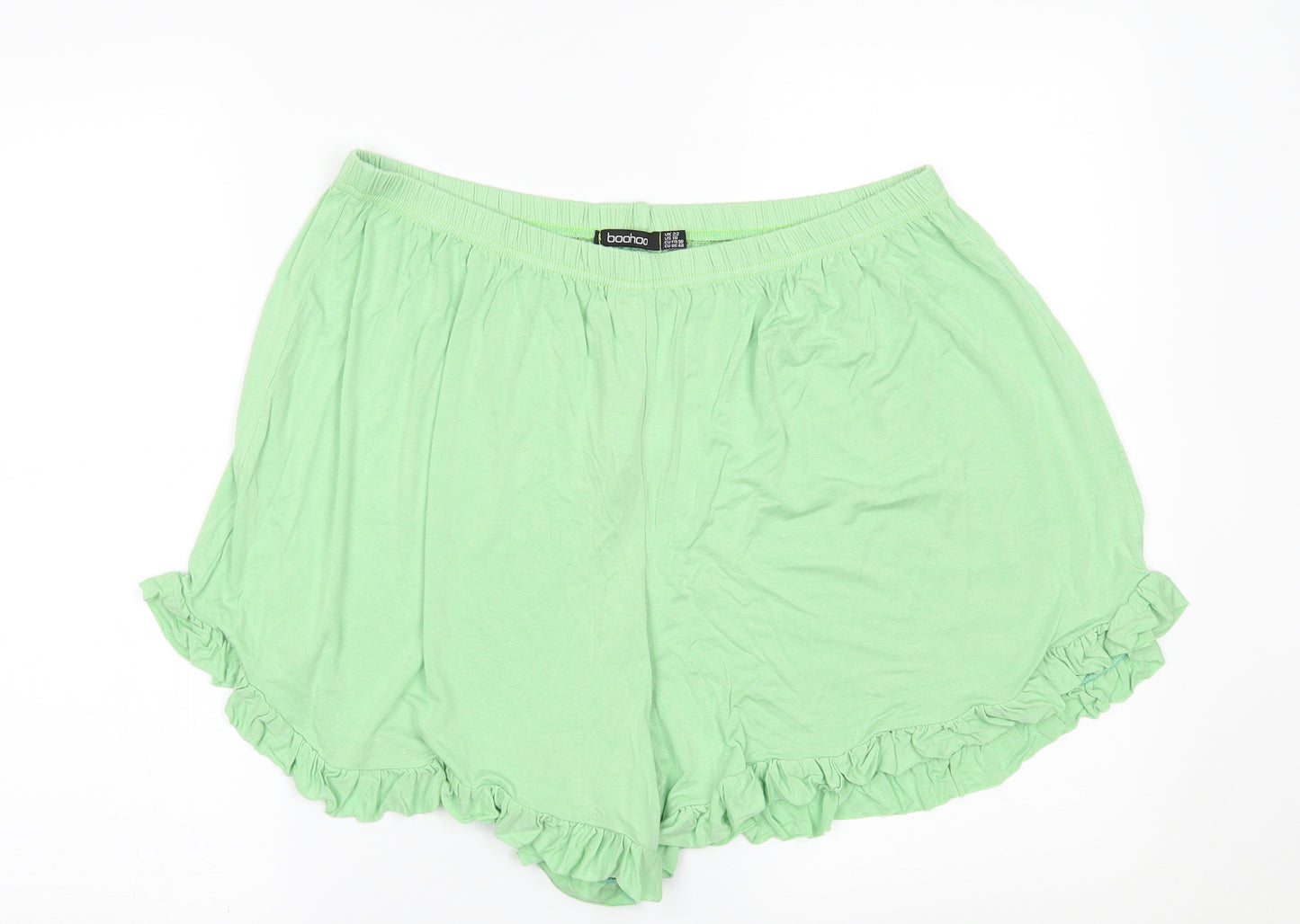 Boohoo Womens Green    Sleep Shorts Size 22