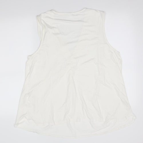 Bodyflirt Womens White   Basic Blouse Size XL