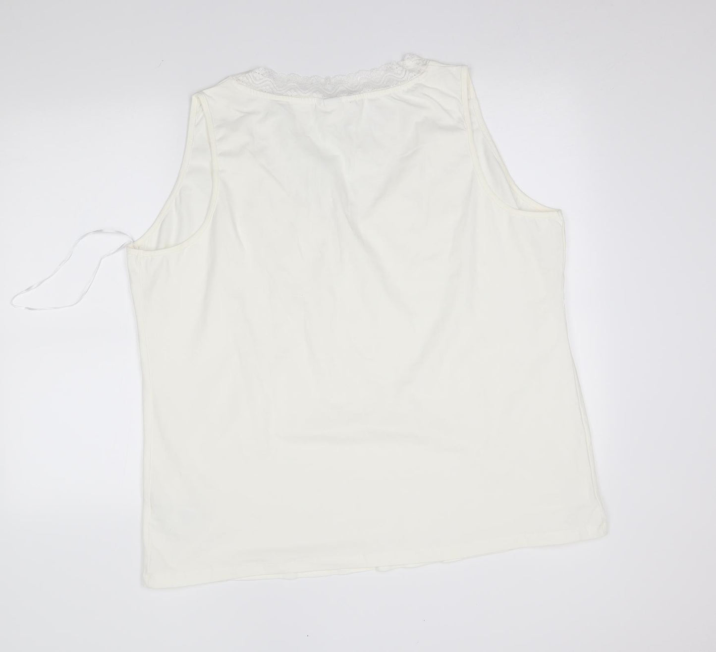 BPC Womens White   Basic Blouse Size 2XL