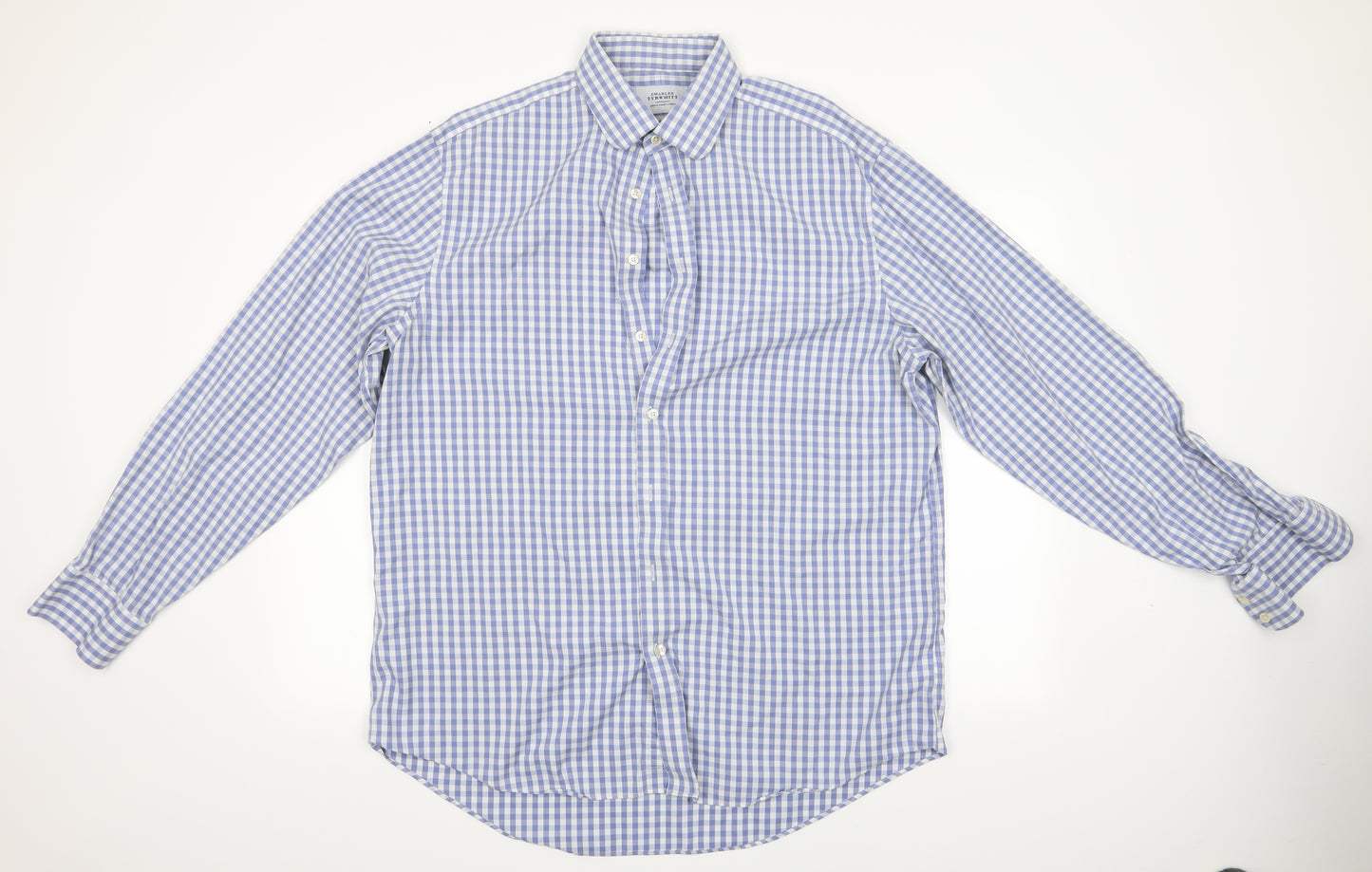 Charles Tyrwhitt Mens Black Check   Dress Shirt Size 17