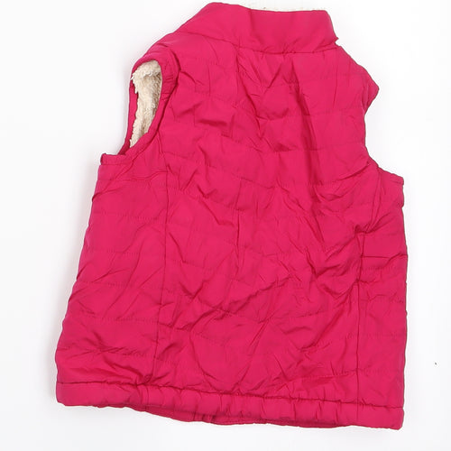 Gap Girls Pink   Gilet Coat Size 2 Years