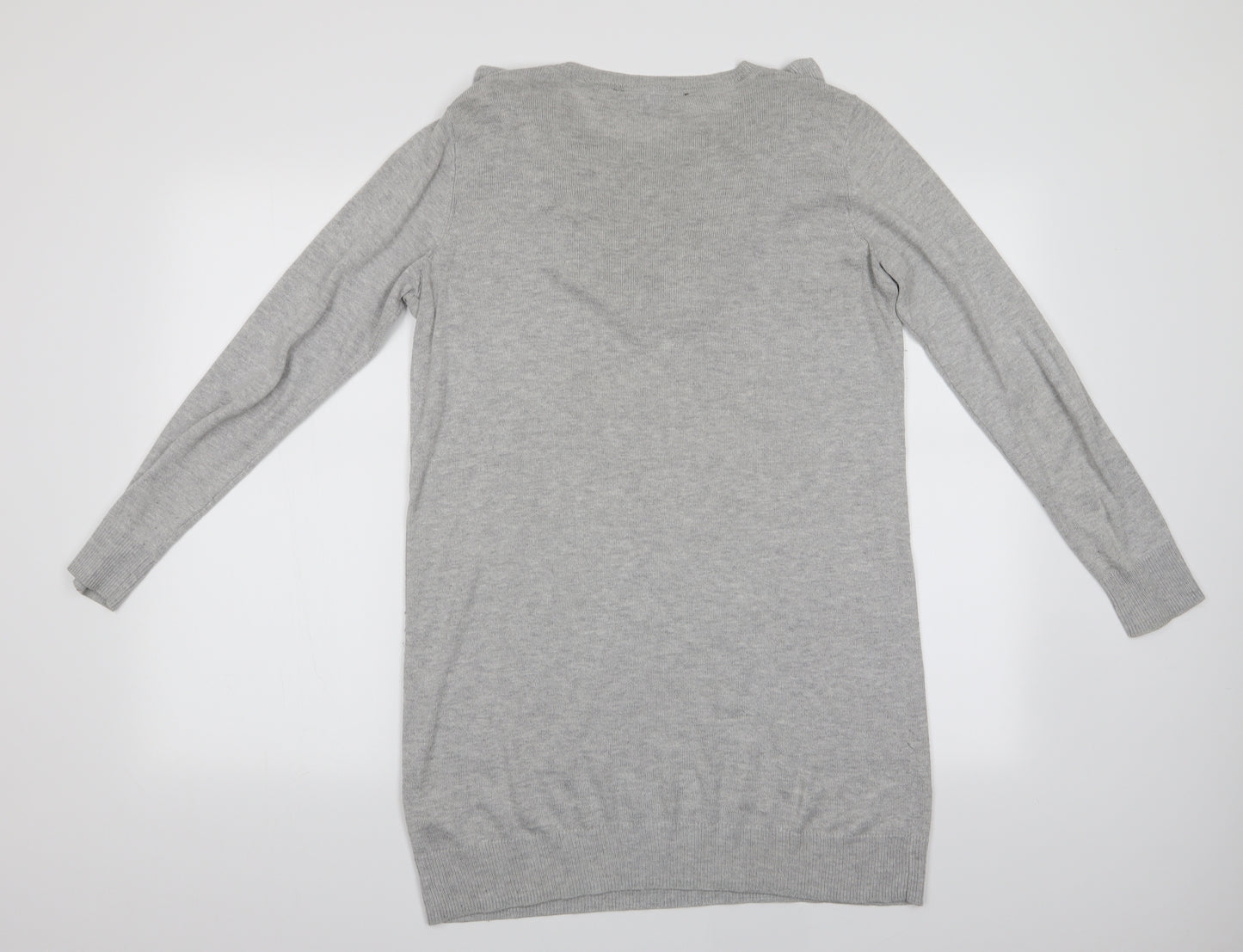 Dorothy Perkins Womens Grey   Jumper Dress  Size 10
