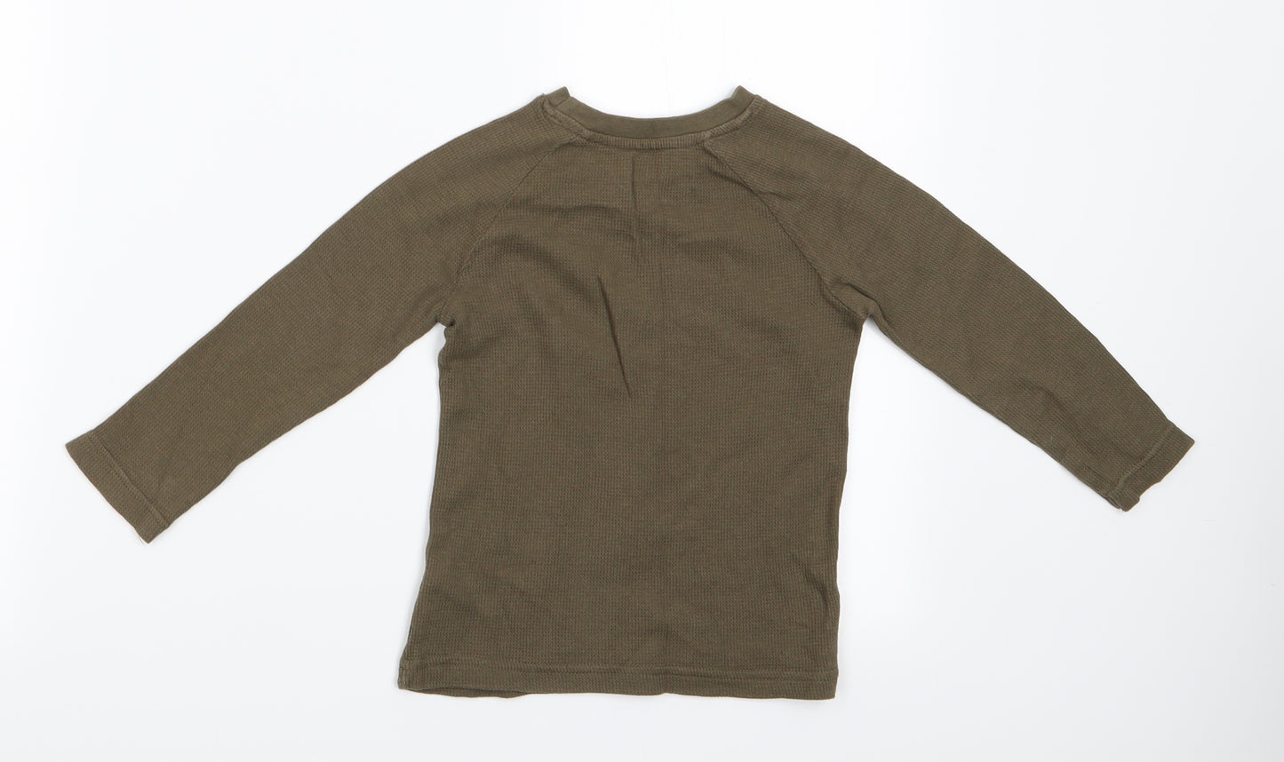 Nutmeg Boys Green   Basic T-Shirt Size 2-3 Years