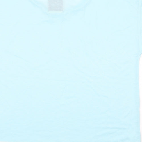Snuggle Dream sleep Womens Blue    Pyjama Top Size L  - Lace Trim Hem