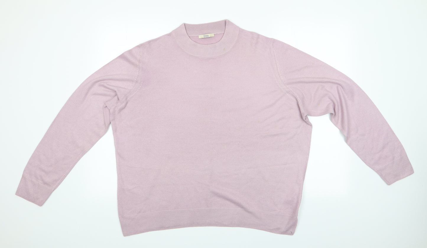 Marks and Spencer Womens Pink   Pullover Jumper Size 20