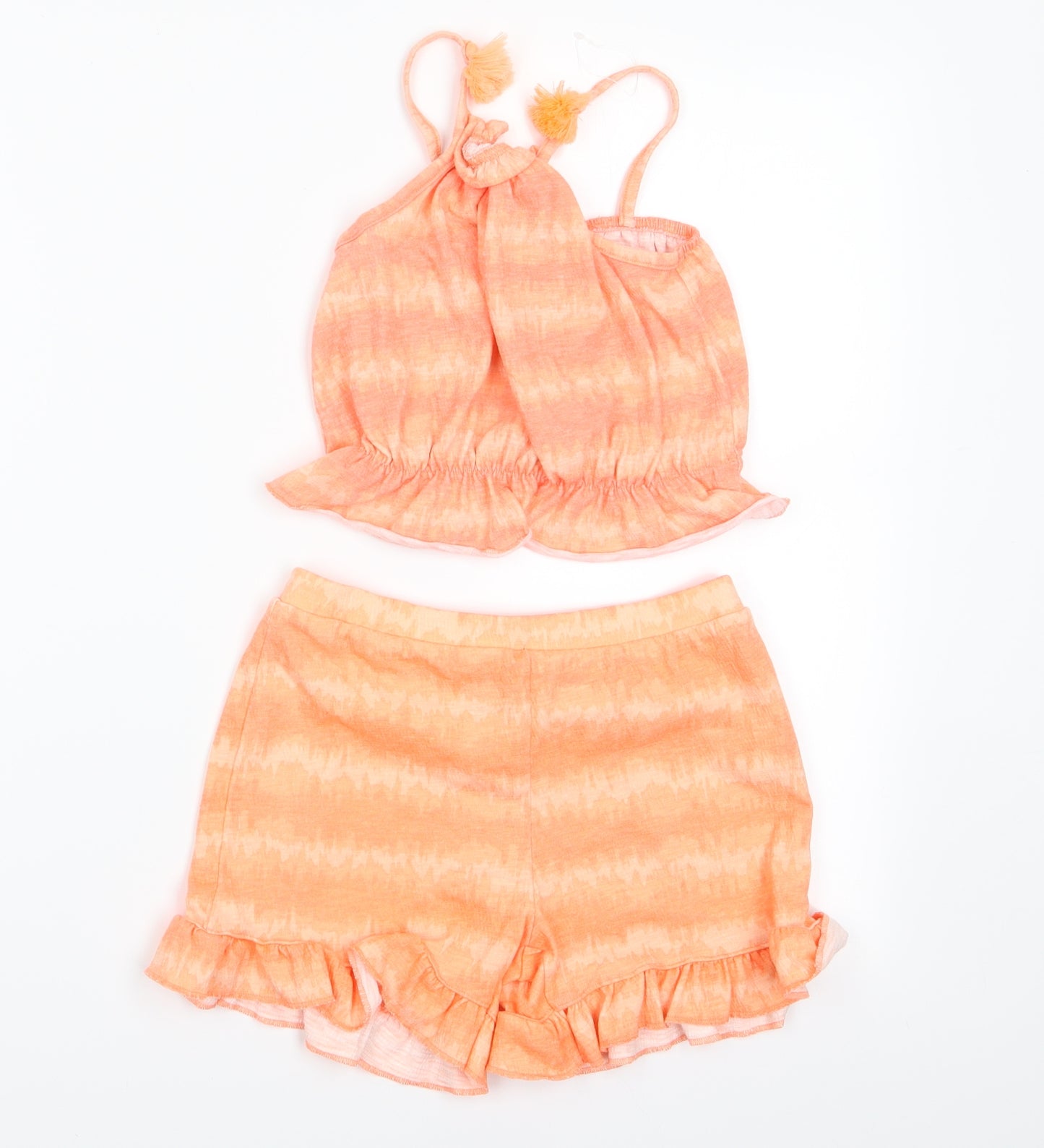 George Girls Orange   Skirt/ Skort Set Outfit/Set Size 6-7 Years