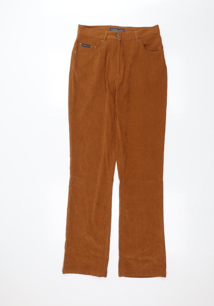 Americano Womens Orange   Skinny Jeans Size 12 L30 in