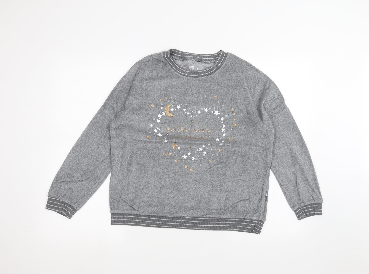 Primark Womens Grey   Pullover Jumper Size 8  - Love to lounge