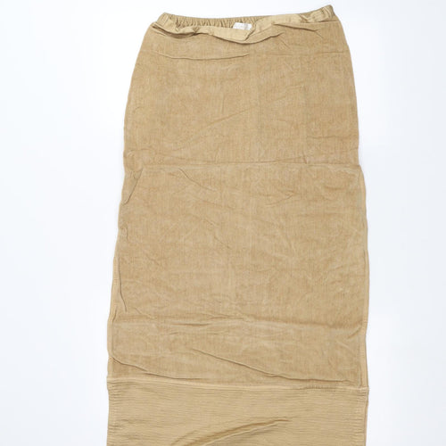 sarah Womens Brown   A-Line Skirt Size S