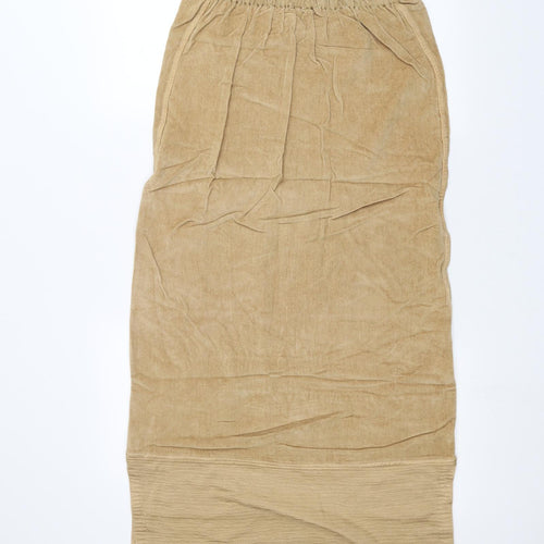 sarah Womens Brown   A-Line Skirt Size S