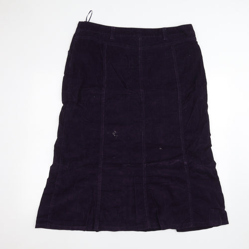 Per Una Womens Purple   A-Line Skirt Size 18
