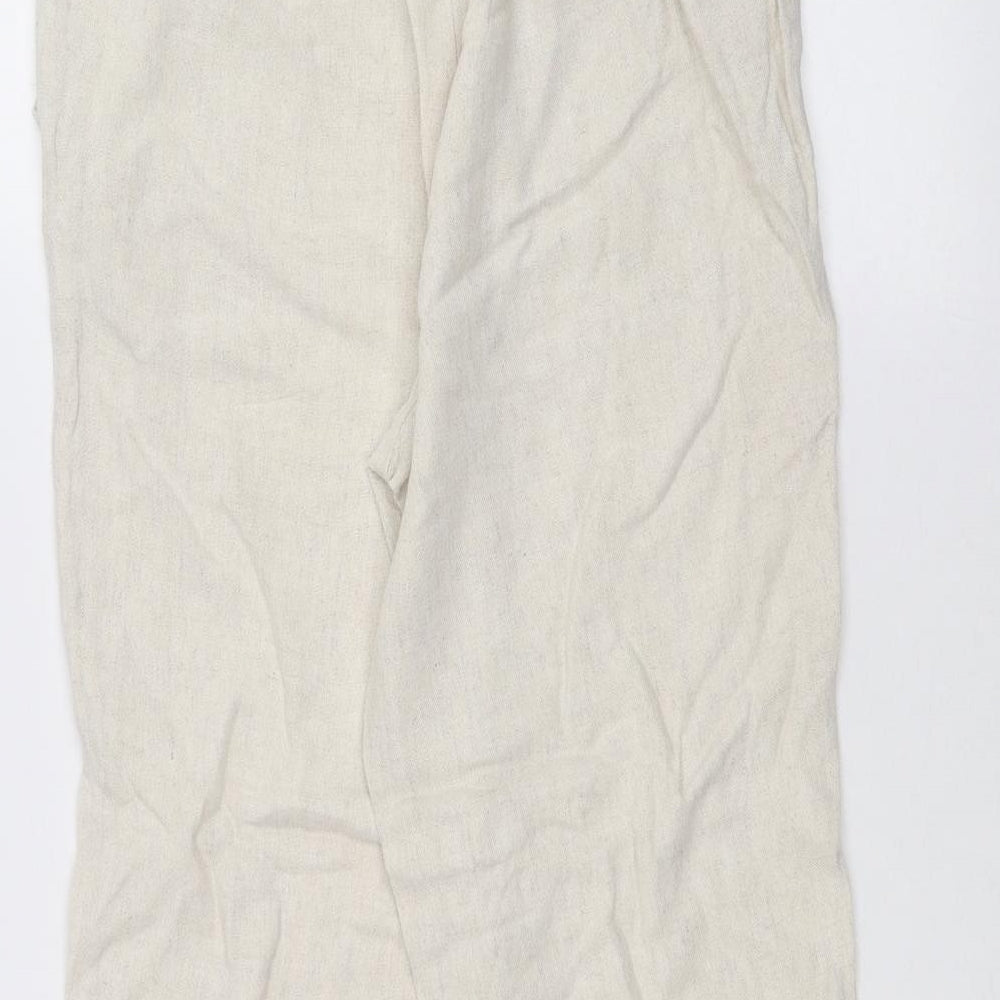 Papaya Womens White   Trousers  Size 10 L23 in