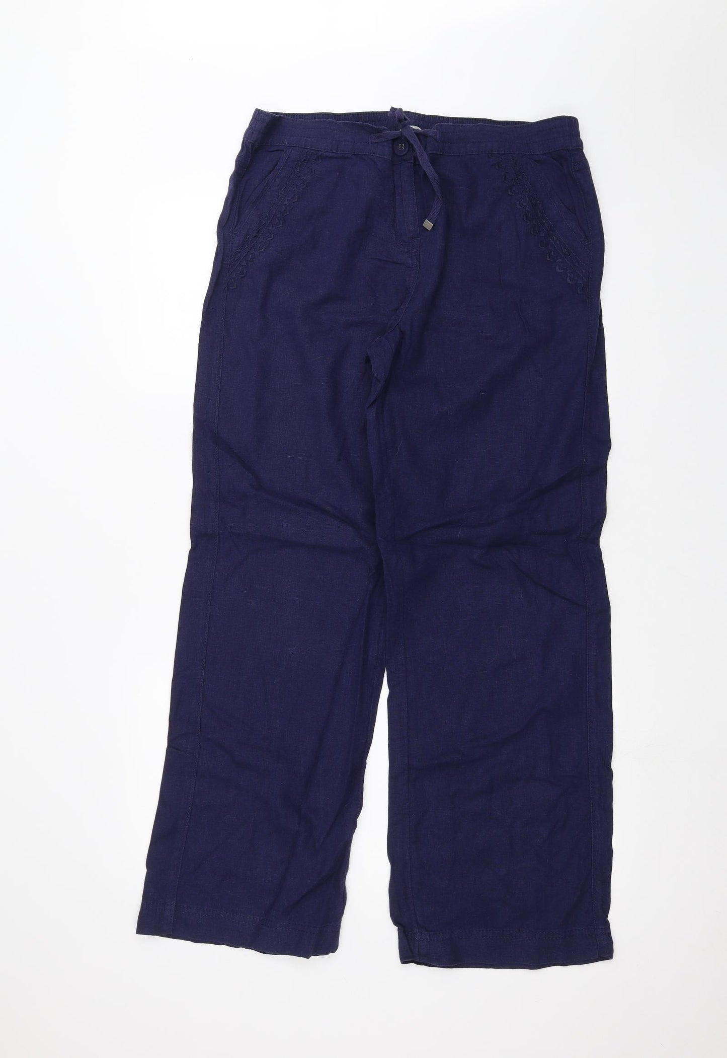 George Womens Blue   Trousers  Size 12 L28 in
