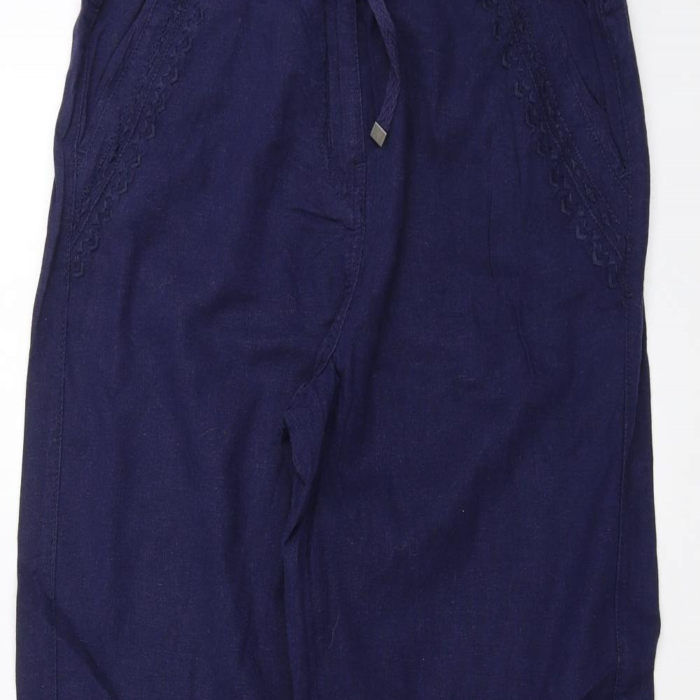 George Womens Blue   Trousers  Size 12 L28 in