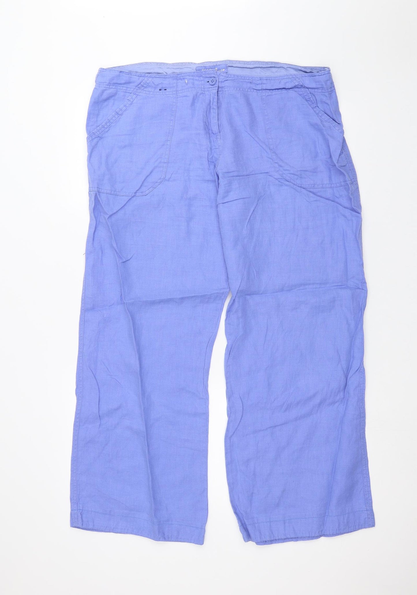 Atmosphere Womens Blue   Trousers  Size 16 L27 in