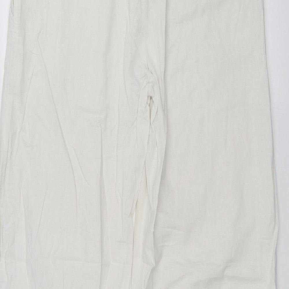 Dorothy Perkins Womens White   Trousers  Size 16 L28 in